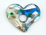 Murano Style Heart 3 - Ref: 909