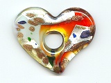 Murano Style Heart 5 - Ref: 911