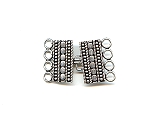 Four Strand Hook Clasp (WS) - Ref: 1380