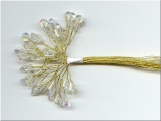 Ice Crystal Jewellery Wire Gold Colour - Ref: 876