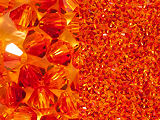 Fire Opal Bicone Crystal 4mm - Ref: 1533