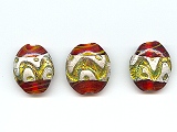 Amber Scarab Style Bead - Ref: 1011