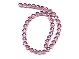 Amethyst Multifaceted Glass Beads - Ref: 1471