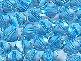 Aquamarine Crystal 4mm (100) - Ref: 504