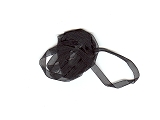 Black Organza Ribbon 6mm - Ref: 978