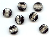 Black Silver Foil Disc - Ref: 1366