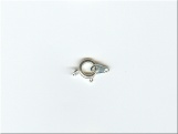 Bolt ring and tag Silver Plated 100 Pack - Ref: 809