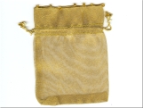 Gold Organza Bag - Ref: 87