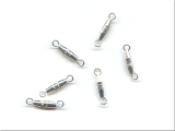Silver Torpedo Clasps - Ref: 71