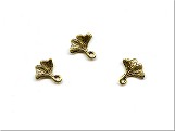 Ginko Leaf Charm Gold (Single) - Ref: 266