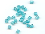 Ice Blue Crackle Tubes 95 String - Ref: 418