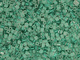 Jade Lined Cane Cube Beads - Ref: 1037