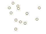 6mm Gold Plated Jump Rings 200 Pack - Ref: 808