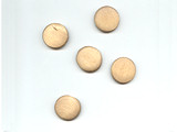 Large Wooden Disc Beads - Ref: 1503