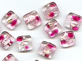 Pink Modern Art Square Beads - Ref: 1368