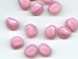 Pink Glass Nugget Beads - Ref: 1397