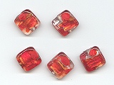 Red Modern Art Square - Ref: 994