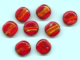 Red Silver Foil Disc - Ref: 1017