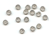 Rustic Swirl Metal Beads (WS) - Ref: 1372