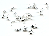 Silver Plated Calottes - Ref: 932