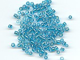 Size 6 Seed Beads Aqua(20g) - Ref: 571