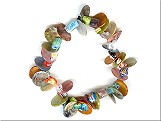 Stretch Elastic Millefiori Disc - Ref: 323