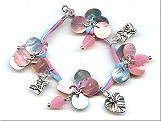 Suede Shell Bracelet - Ref: 318