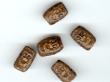 Tube Antique Porcelain Beads - Ref: 1509