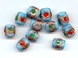 Venetian Jewel Turquoise Cuboid (WS) - Ref: 1425